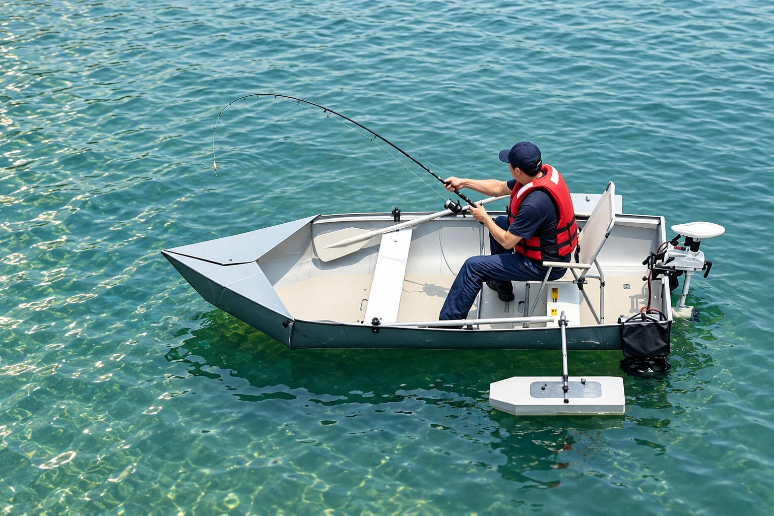 L-31 · Two-person folding fishing boat